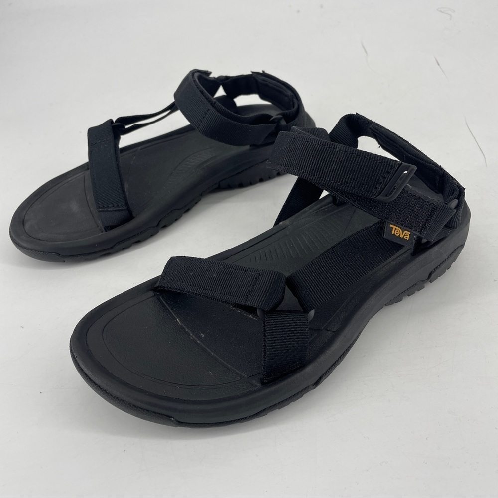 Teva Hurricane Black Outdoor Sport Straps Hiking Men 7 Women 9